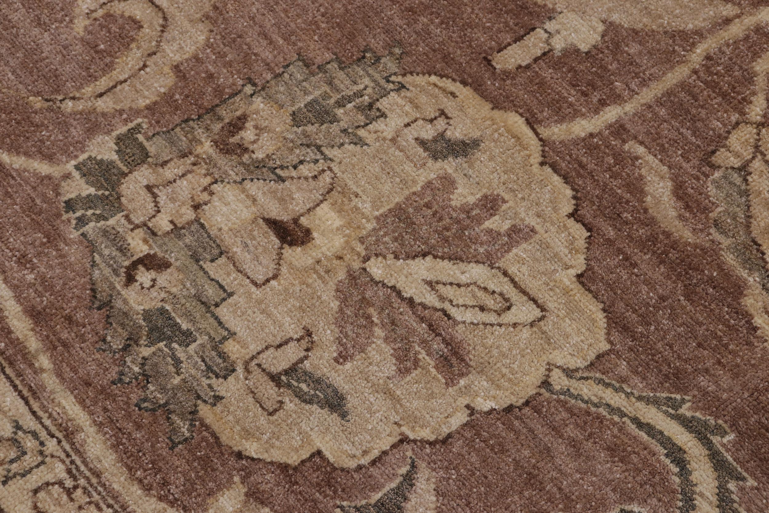 handmade Traditional Kafkaz Lt. Brown Tan Hand Knotted RECTANGLE 100% WOOL area rug 10x13