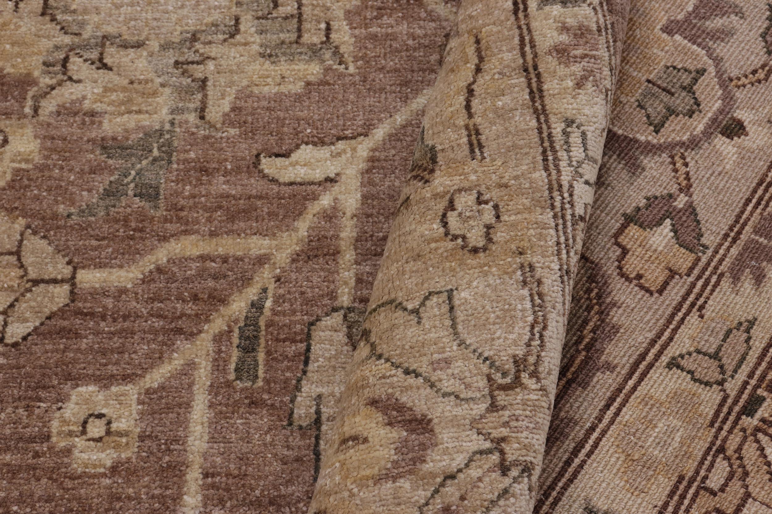 handmade Traditional Kafkaz Lt. Brown Tan Hand Knotted RECTANGLE 100% WOOL area rug 10x13