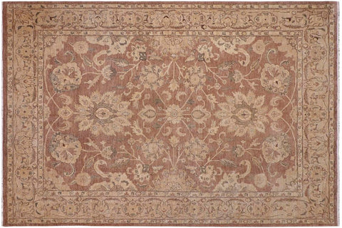 handmade Traditional Kafkaz Lt. Brown Tan Hand Knotted RECTANGLE 100% WOOL area rug 10x13