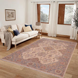 handmade Traditional Kafkaz Ivory Gray Hand Knotted RECTANGLE 100% WOOL area rug 6 x 7