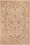 handmade Traditional Kafkaz Beige Tan Hand Knotted RECTANGLE 100% WOOL area rug 10 x 14