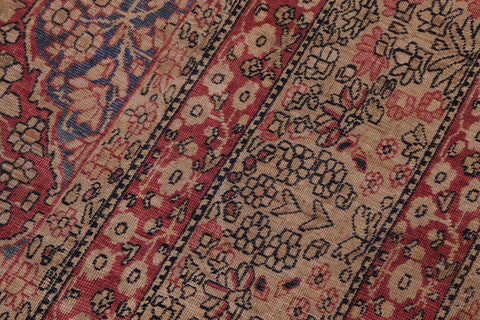 handmade Traditional Antique Red Blue Hand Knotted RECTANGLE 100% WOOL area rug 9x13