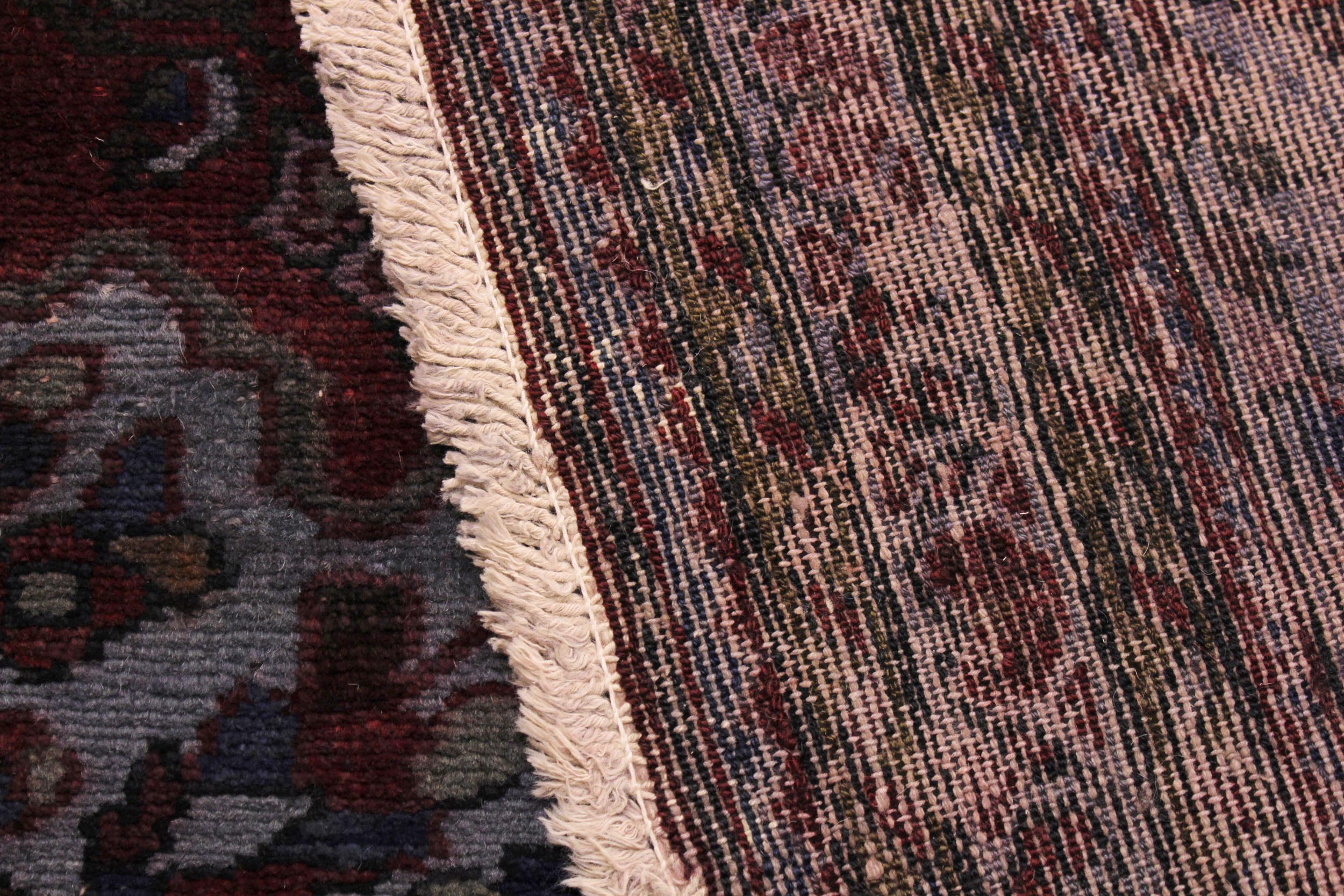 handmade Traditional Antique Antique Red Blue Hand Knotted RECTANGLE 100% WOOL area rug 3x5