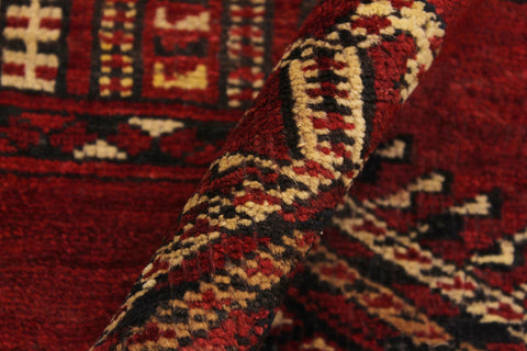 handmade Traditional Antique Antique Red Ivory Hand Knotted RECTANGLE 100% WOOL area rug 3x4