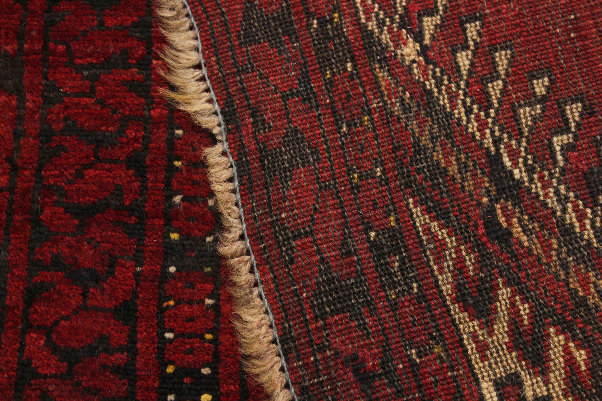 handmade Traditional Antique Antique Red Ivory Hand Knotted RECTANGLE 100% WOOL area rug 3x4