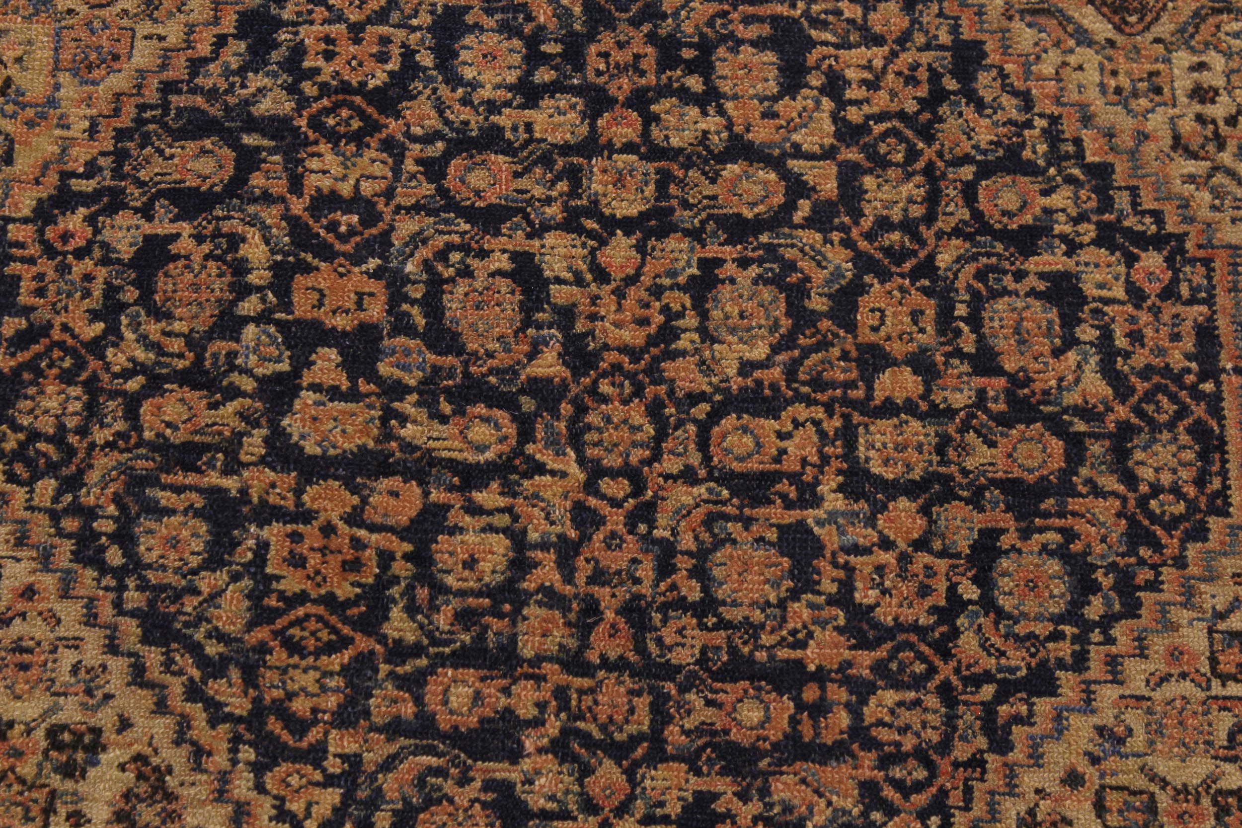 handmade Traditional Antique Antique Tan Blue Hand Knotted RECTANGLE 100% WOOL area rug 4x6