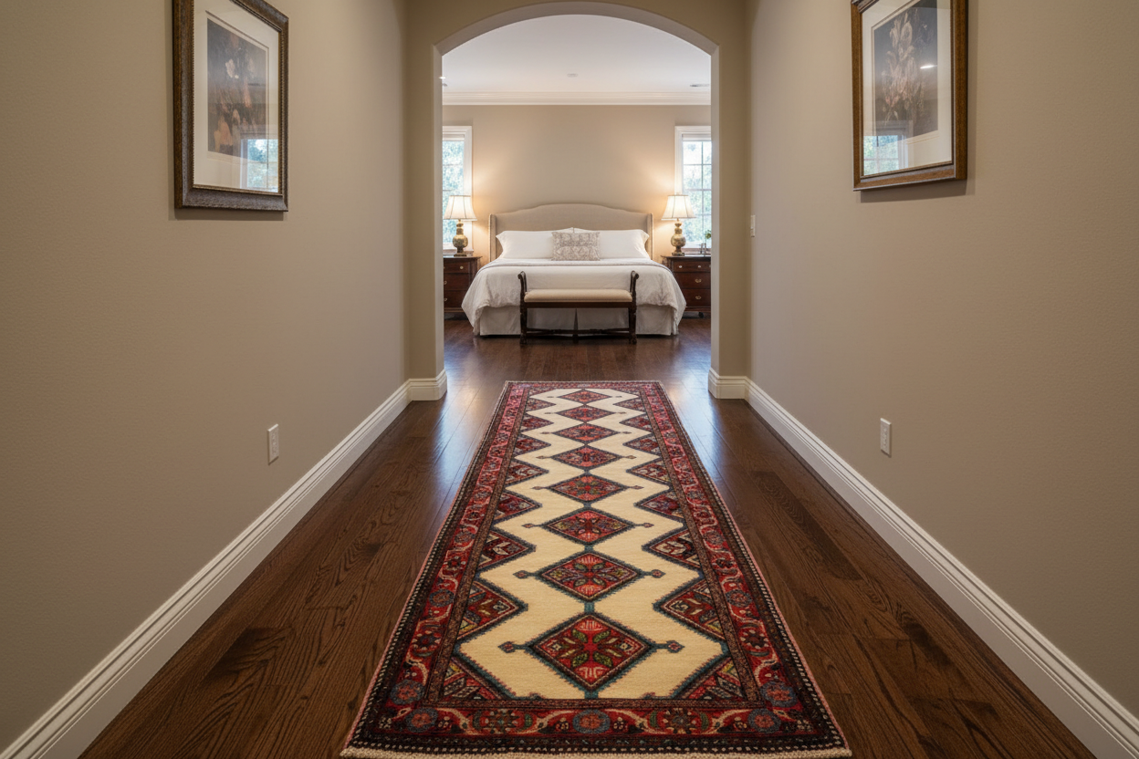 handmade Traditional Antique Ivory Red Hand Knotted RUNNER 100% WOOL area rug 3 x 10