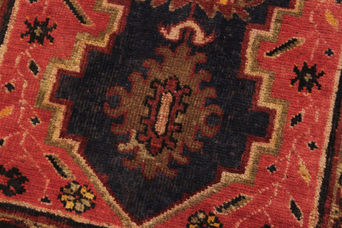 handmade Traditional Antique Blue Rust Hand Knotted RECTANGLE 100% WOOL area rug 3x5