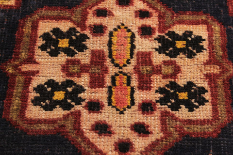 handmade Traditional Antique Blue Rust Hand Knotted RECTANGLE 100% WOOL area rug 3x5