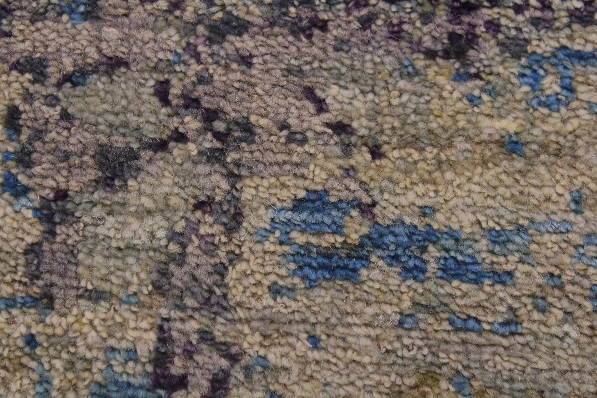 handmade Modern Kafkaz Green Blue Hand Knotted RUNNER 100% WOOL area rug 2' x 6'