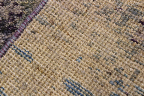 handmade Modern Kafkaz Green Blue Hand Knotted RUNNER 100% WOOL area rug 2' x 6'