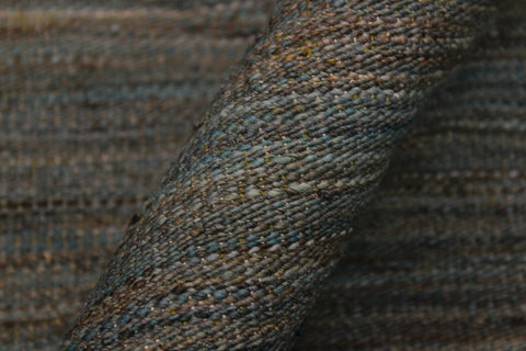 handmade Modern Kilim Grey Blue Hand-Woven RECTANGLE 100% WOOL area rug 4x6