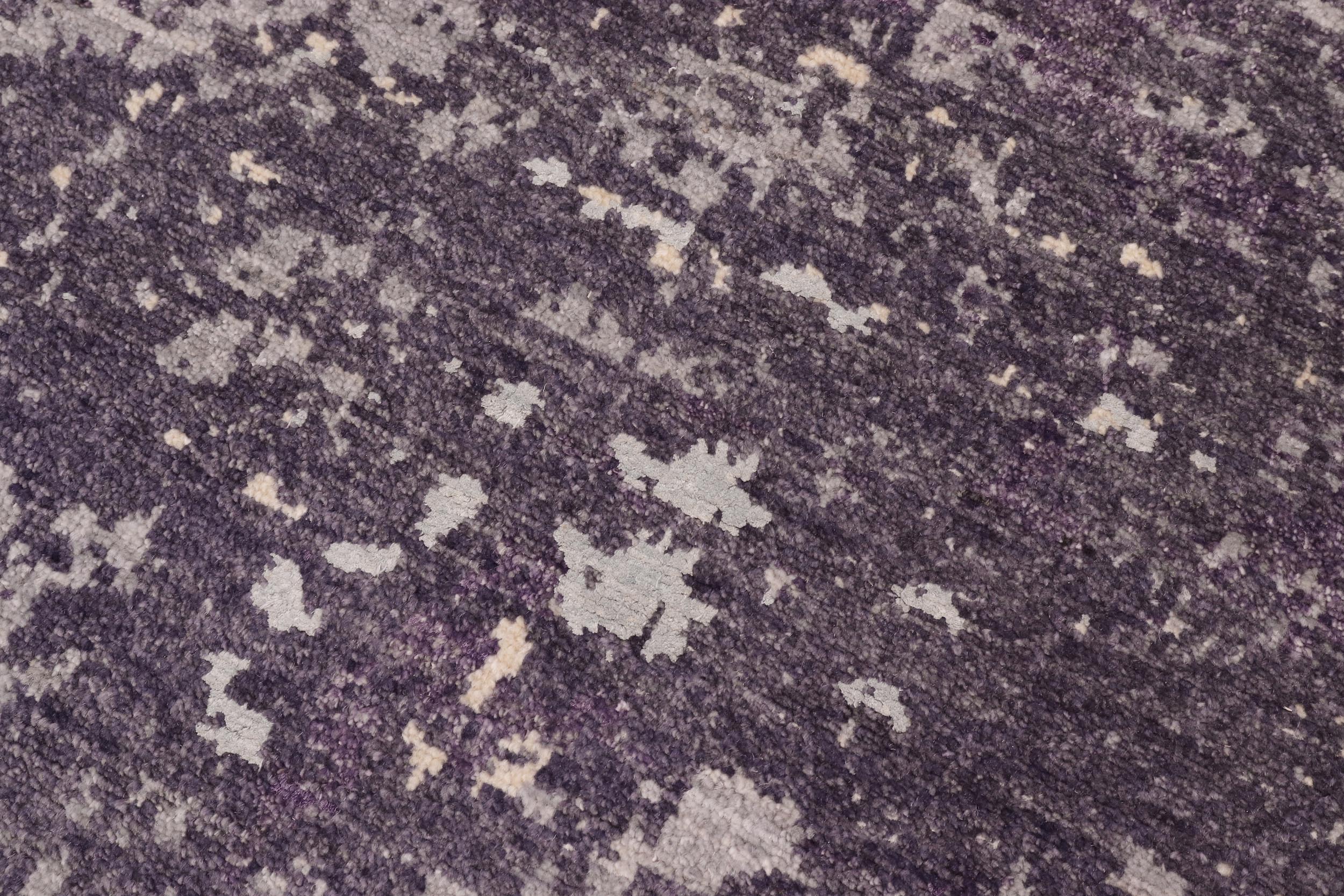 handmade Modern Round Kafkaz Grey Green Hand Knotted ROUND WOOL&SILK area rug 8' x 8'