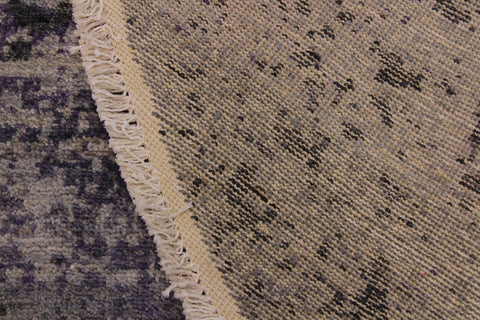 A11715 711"x 8 0"Modern                        8x8GreyGREENHand-knotted                  Pakistan   Wool&silk  Round      652671214585