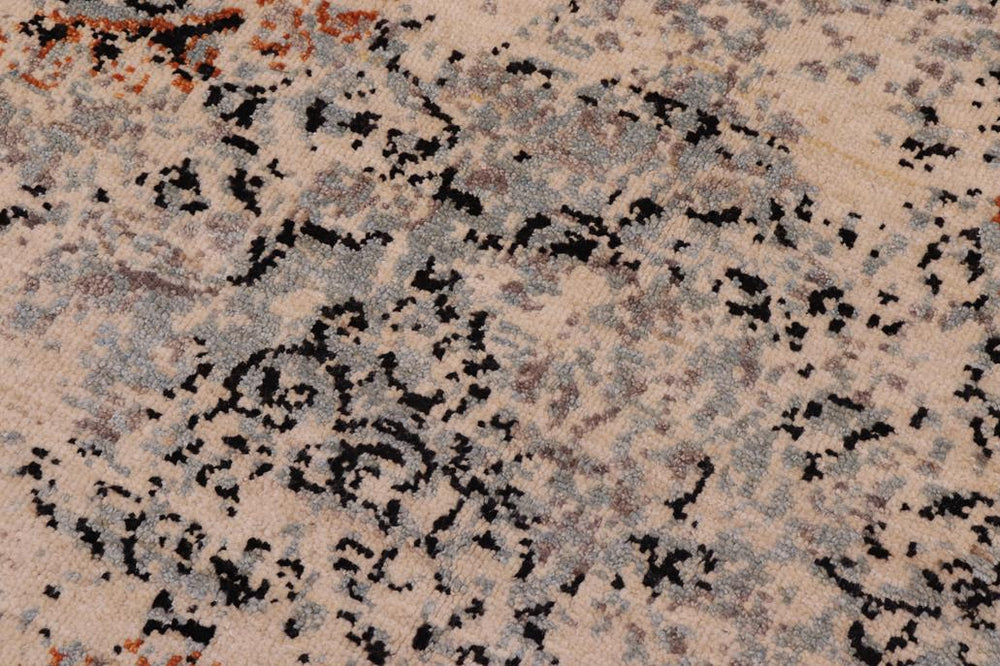 handmade Modern Kafkaz Beige Grey Hand Knotted RECTANGLE 100% WOOL area rug 9 x 12