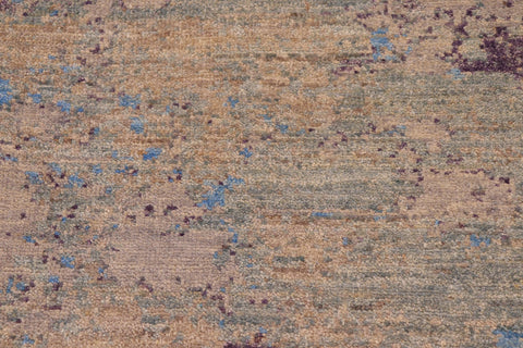 handmade Modern Kafkaz Grey Blue Hand Knotted RECTANGLE 100% WOOL area rug 10' x 14'