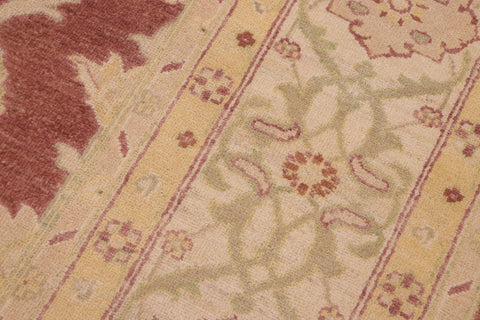 handmade Traditional Kafkaz Brown Beige Hand Knotted RECTANGLE 100% WOOL area rug 10x14