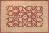 Classic Ziegler Muriel Brown/Beige Hand-Knotted Wool Rug - 10'2'' x 13'9''