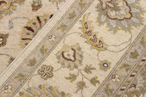 handmade Traditional Kafkaz Beige Beige Hand Knotted RECTANGLE 100% WOOL area rug 8x10