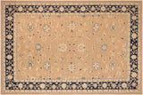 Bohemian Ziegler Angelina Brown/Blue Hand-Knotted Wool Rug - 10'0'' x 13'9''