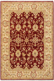 handmade Traditional Kafkaz Red Ivory Hand Knotted RECTANGLE 100% WOOL area rug 4 x 6