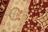 handmade Traditional Kafkaz Red Ivory Hand Knotted RECTANGLE 100% WOOL area rug 4 x 6