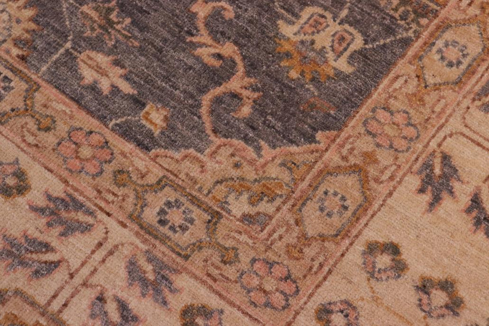 handmade Traditional Kafkaz Grey Beige Hand Knotted RECTANGLE 100% WOOL area rug 8 x 10