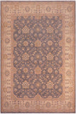 handmade Traditional Kafkaz Grey Beige Hand Knotted RECTANGLE 100% WOOL area rug 8 x 10