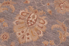 handmade Traditional Kafkaz Grey Beige Hand Knotted RECTANGLE 100% WOOL area rug 6X9