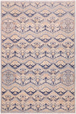 handmade Modern Kafkaz Blue Beige Hand Knotted RECTANGLE 100% WOOL area rug 6 x 9