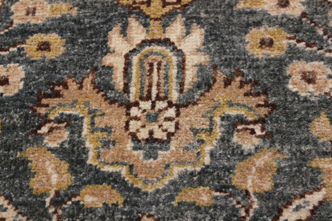 handmade Traditional Kafkaz Green Beige Hand Knotted RECTANGLE 100% WOOL area rug 4x6