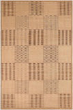 handmade Modern Gabbeh Beige Brown Hand Knotted RECTANGLE 100% WOOL area rug 10  x 14 