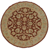 Ziegler Kafkaz Springer Brown/Green Round Rug -7'10 x 8'0