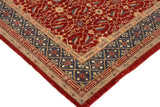 handmade Transitional Kafkaz Red Blue Hand Knotted RECTANGLE 100% WOOL area rug 10 x 14