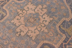 handmade Traditional Kafkaz Gray Lt. Blue Hand Knotted RECTANGLE 100% WOOL area rug 8X10