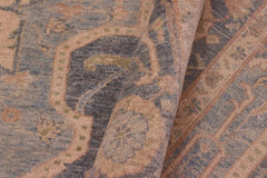 handmade Traditional Kafkaz Gray Lt. Blue Hand Knotted RECTANGLE 100% WOOL area rug 8X10