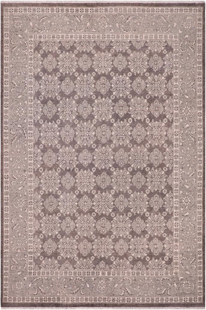 handmade Transitional Kafkaz Grey Green Hand Knotted RECTANGLE 100% WOOL area rug 8X10