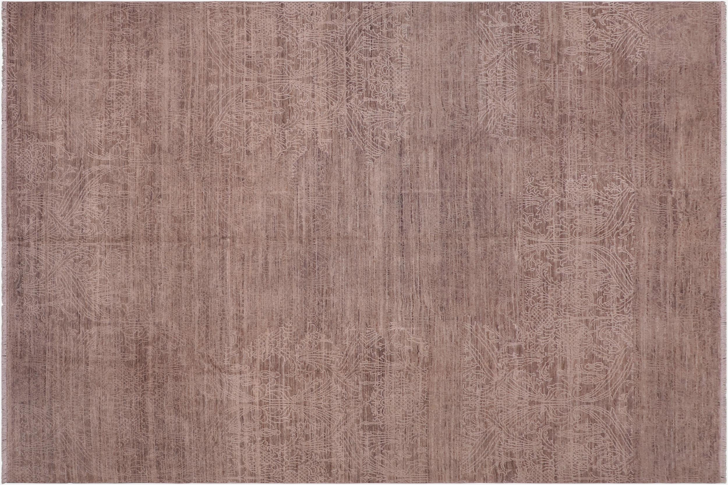 handmade Modern Kafkaz Grey Ivory Hand Knotted RECTANGLE 100% WOOL area rug 8' x 10'