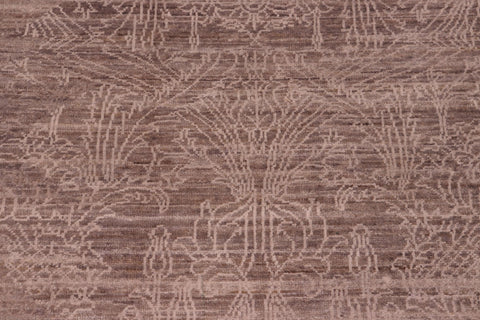 handmade Modern Kafkaz Grey Ivory Hand Knotted RECTANGLE 100% WOOL area rug 8' x 10'