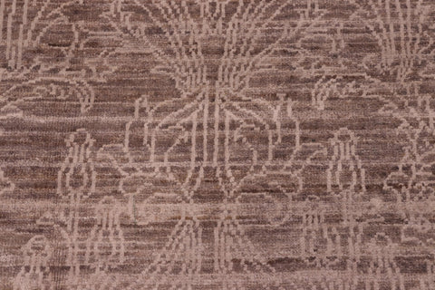 handmade Modern Kafkaz Grey Ivory Hand Knotted RECTANGLE 100% WOOL area rug 8' x 10'