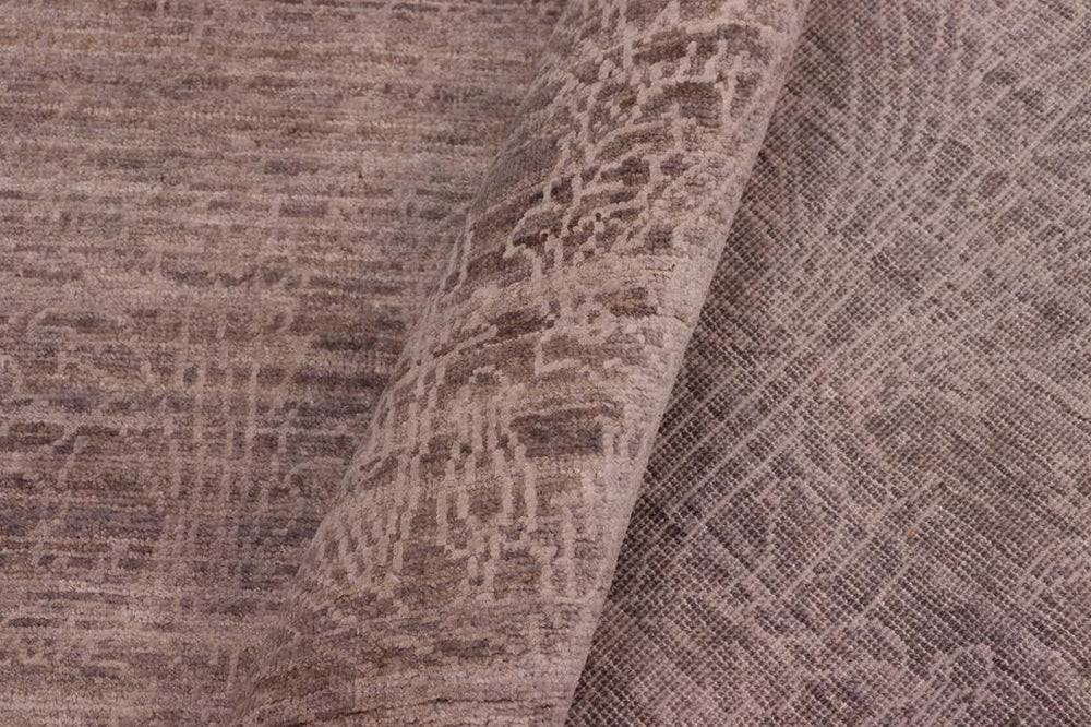 handmade Modern Kafkaz Grey Ivory Hand Knotted RECTANGLE 100% WOOL area rug 8X10