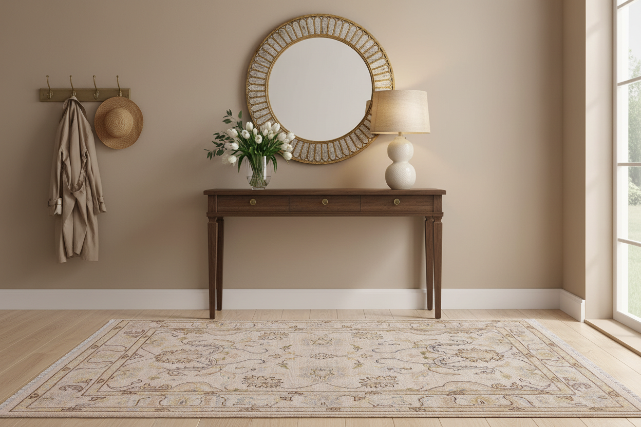 handmade Traditional Kafkaz Ivory Gold Hand Knotted RECTANGLE 100% WOOL area rug 3x5