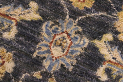 handmade Traditional Kafkaz Grey Ivory Hand Knotted RECTANGLE 100% WOOL area rug 2X3