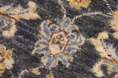 handmade Traditional Kafkaz Grey Ivory Hand Knotted RECTANGLE 100% WOOL area rug 2x3
