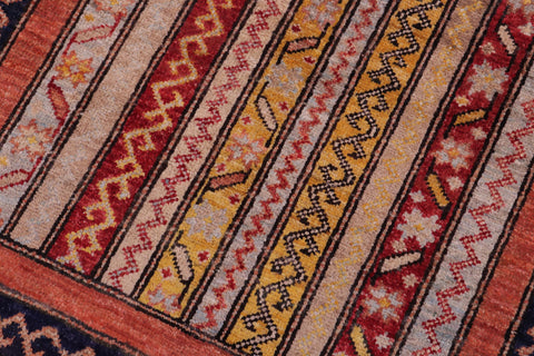 handmade Transitional Shawl Blue Rust Hand Knotted RECTANGLE 100% WOOL area rug 2x3