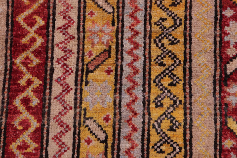 handmade Transitional Shawl Blue Rust Hand Knotted RECTANGLE 100% WOOL area rug 2x3