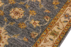 handmade Traditional Kafkaz Grey Red Hand Knotted RECTANGLE 100% WOOL area rug 2X3