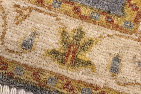handmade Traditional Kafkaz Grey Red Hand Knotted RECTANGLE 100% WOOL area rug 2x3