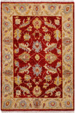 handmade Traditional Kafkaz Red Ivory Hand Knotted RECTANGLE 100% WOOL area rug 2 x 3