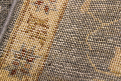 handmade Traditional Kafkaz Grey Ivory Hand Knotted RECTANGLE 100% WOOL area rug 2X3